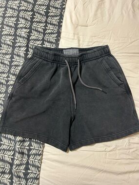 Abercrombie & Fitch Black Athletic Drawstring Shorts